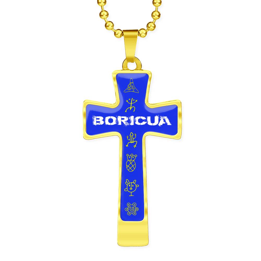 Boricua Taino Symbol Cross