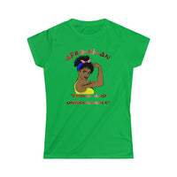 Thumbnail for Afro-Rican Pround and Unbreakable - Women's Softstyle Tee