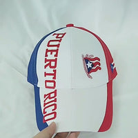 Puerto Rico Baseball Cap Red and Blue, Puerto Rico Souvenirs –