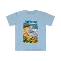 Thumbnail for Puerto Rico in Abstract - Unisex Softstyle T-Shirt