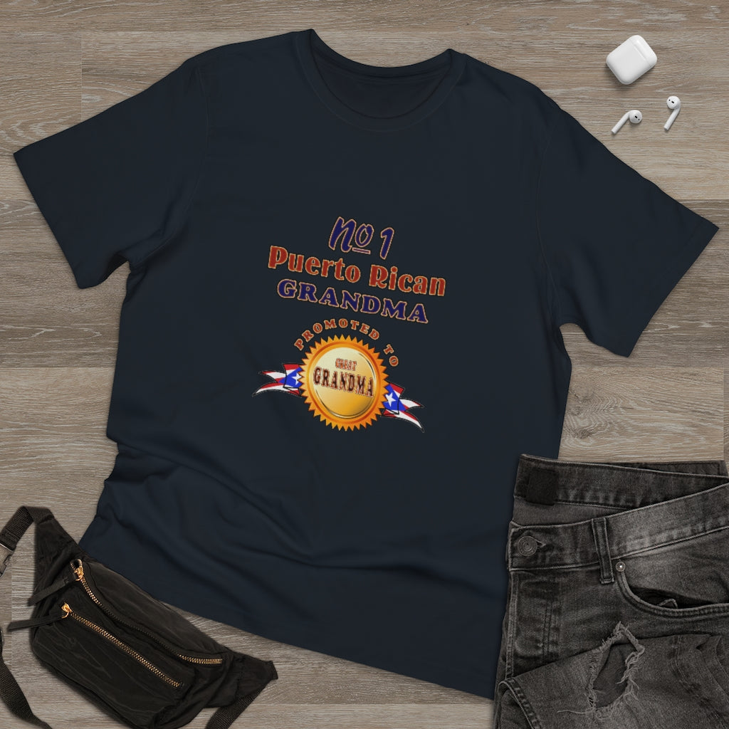 #1 Grandma Promoted To Great Grandma Deluxe T-shirt