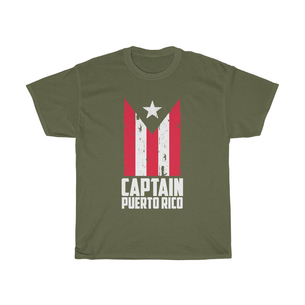Captain Puerto Rico - Unisex Heavy Cotton Tee