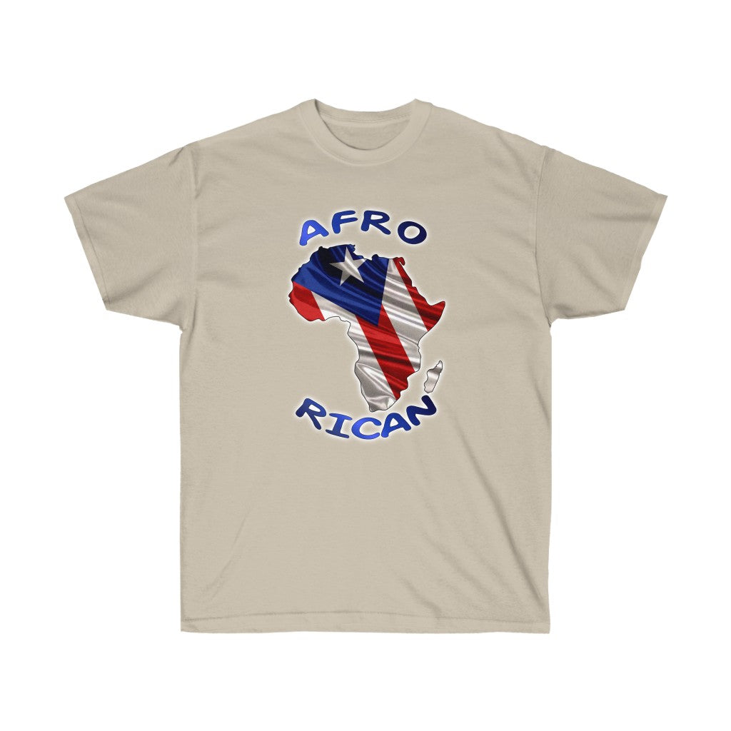 Afro Rican Continent Flag - Unisex Ultra Cotton Tee