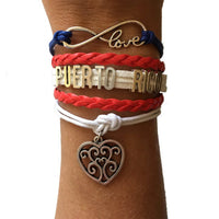 Thumbnail for Bracelet - Infinity Love For Puerto Rico