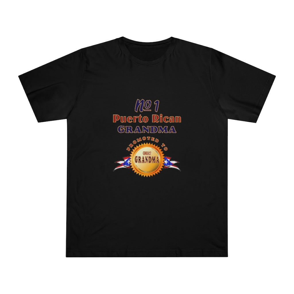 #1 Grandma Promoted To Great Grandma Deluxe T-shirt