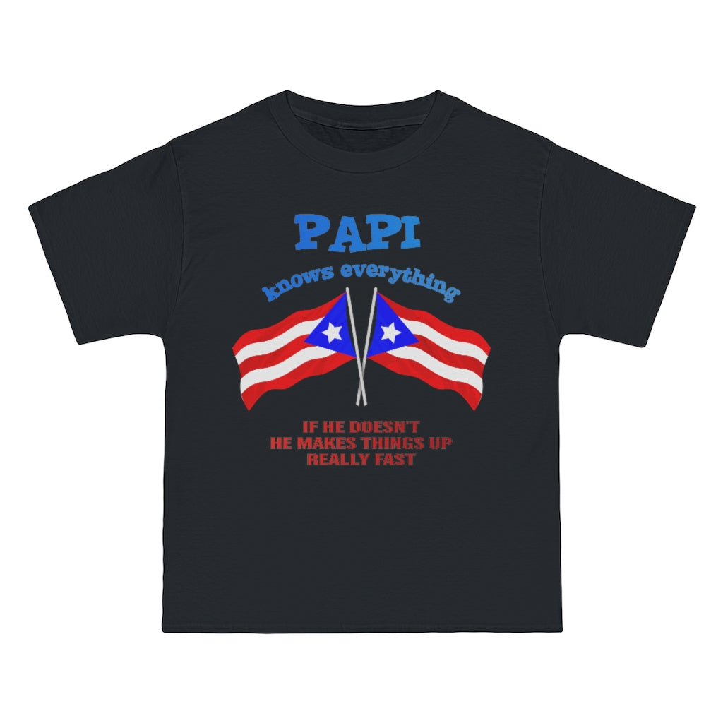 Papi Knows Everything - Beefy-T®  Short-Sleeve T-Shirt