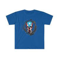 Thumbnail for Puerto Rico Flag Skull - Unisex Softstyle T-Shirt