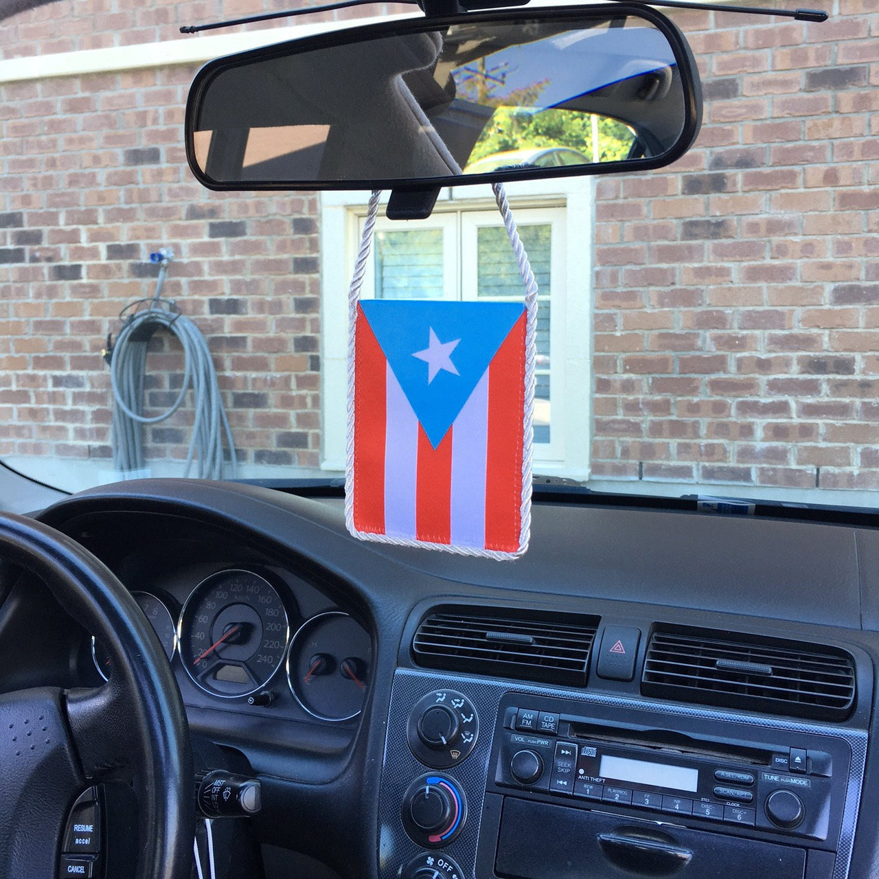 Car Flag - Embroidered Mirror Flag