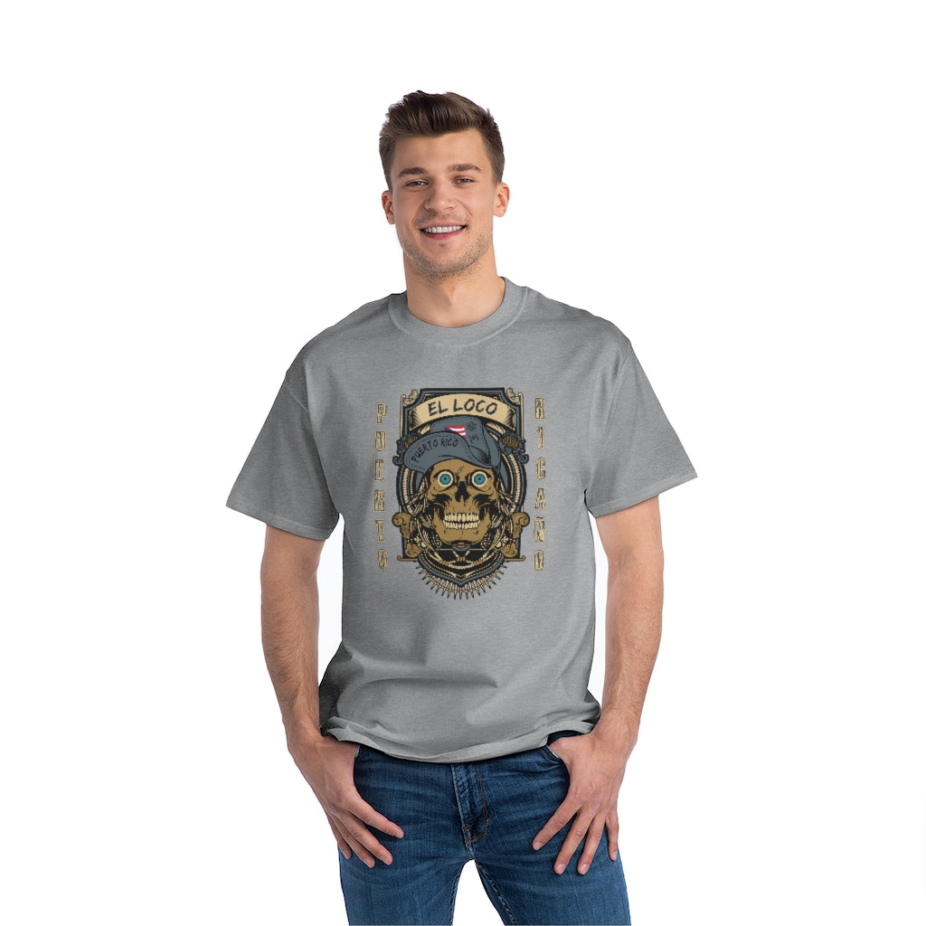 El Loco Puerto Ricano - Beefy-T®  Short-Sleeve T-Shirt