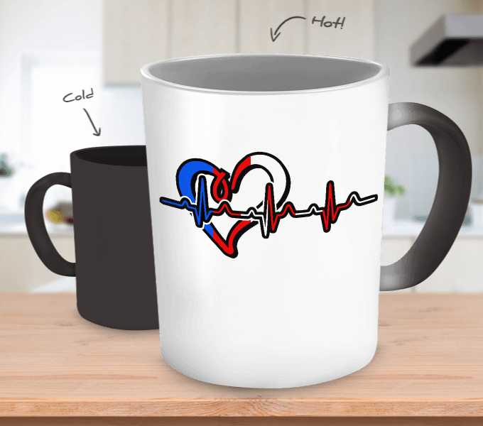 Coffee Mug - Puerto Rican Heart - Mug