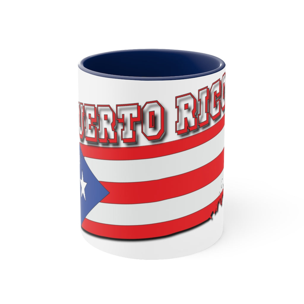 Splash Puerto Rico - Accent Coffee Mug, 11oz