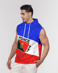 Thumbnail for Ponce Premium Heavyweight Sleeveless Hoodie - Puerto Rican Pride