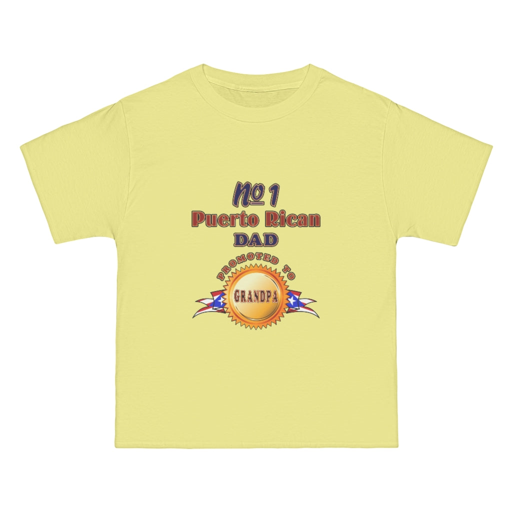 # 1 Dad Promoted To Grandpa - Beefy-T®  Short-Sleeve T-Shirt