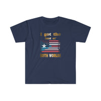 Thumbnail for Best Of Both Worlds Unisex Softstyle T-Shirt