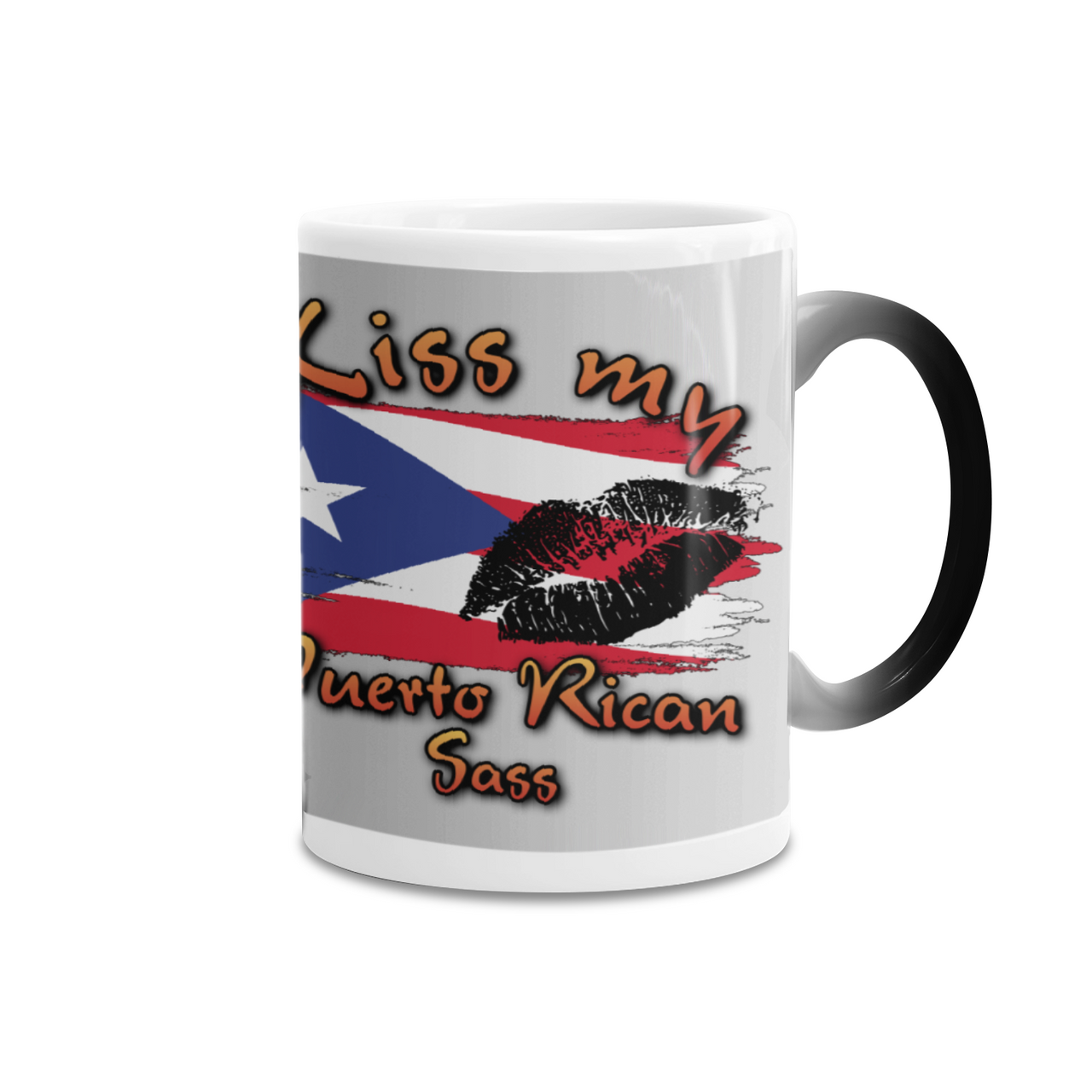 Kiss My Puerto Rican SASS Color-Changing Coffee Cup