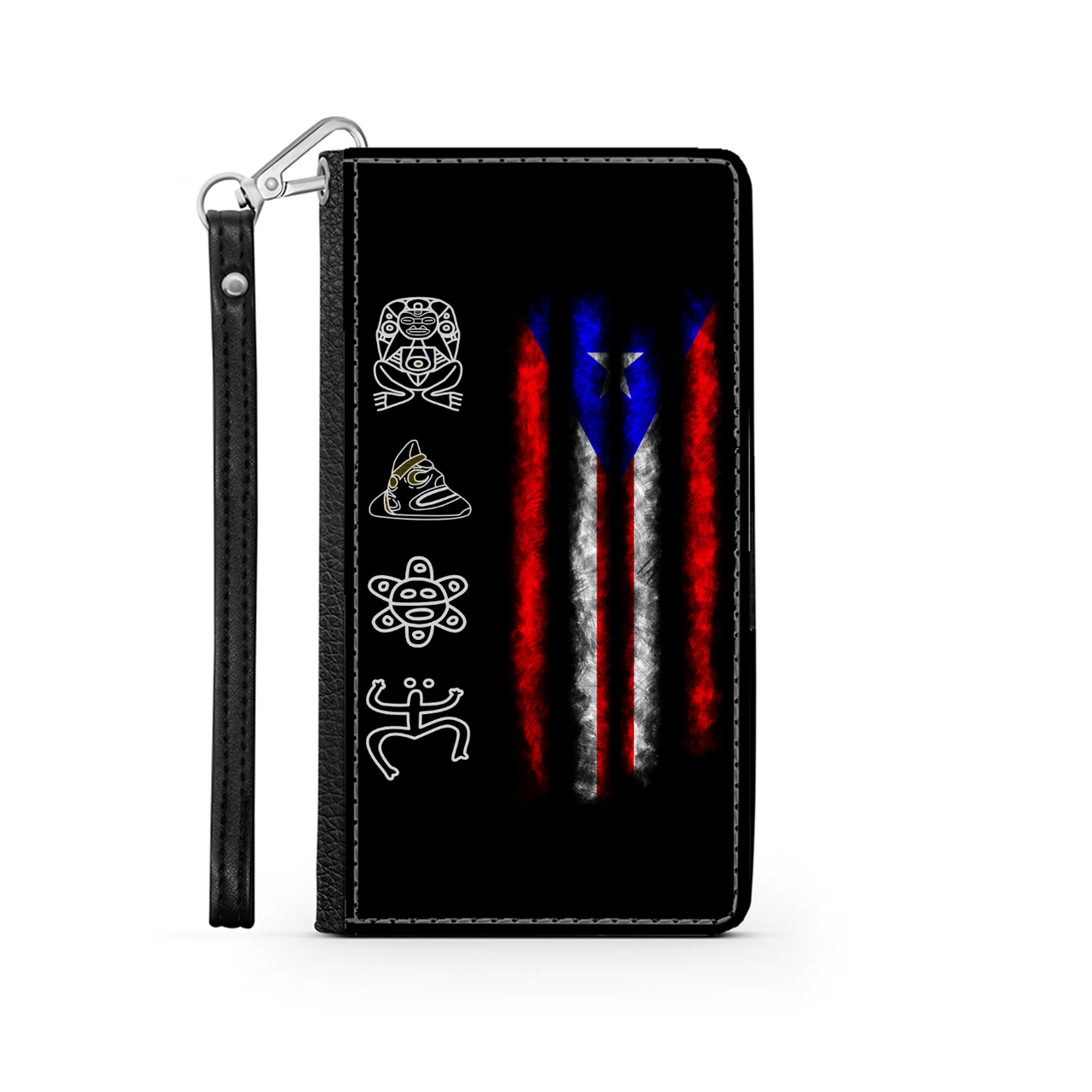 TAINO SYMBOL FLAG PHONE WALLET / CASE
