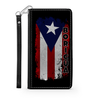 Thumbnail for Boricua Distressed Flag Phone Wallet / Case