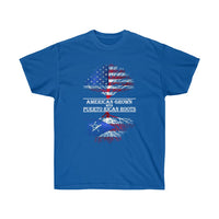 Thumbnail for American Grown W/ PR Roots 2 - Unisex Ultra Cotton Tee