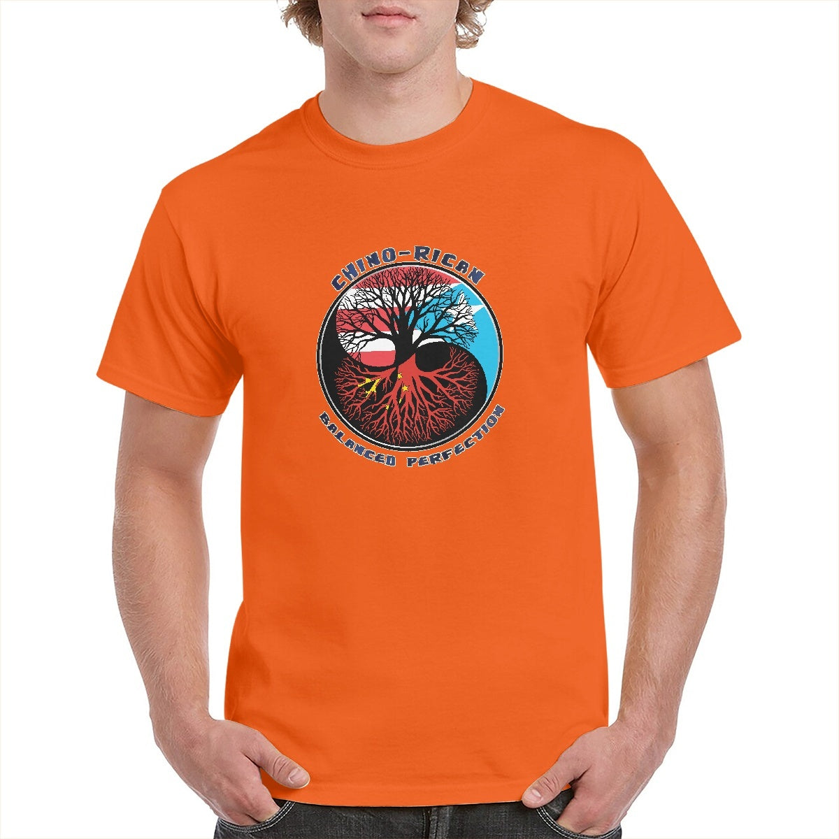 Chino-Rican Balanced Perfection T-Shirt (Small-5XL)