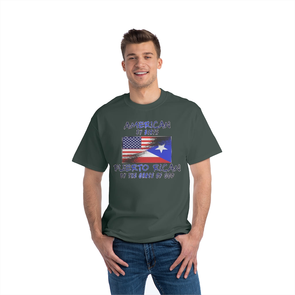 PR BY THE GRACE OF GOD - Beefy-T®  Short-Sleeve T-Shirt