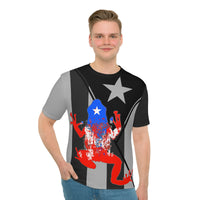 Thumbnail for Coqui Flag Classic All Over Print - Men's Loose T-shirt