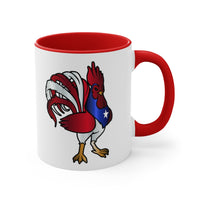 Thumbnail for Proud Puerto Rico Rooster - Accent Coffee Mug, 11oz
