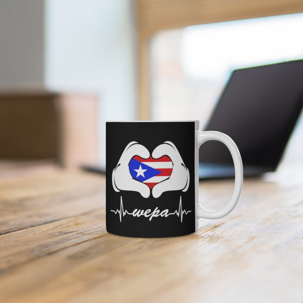 Heart Wepa Pulse - Ceramic Mug (2 sizes)