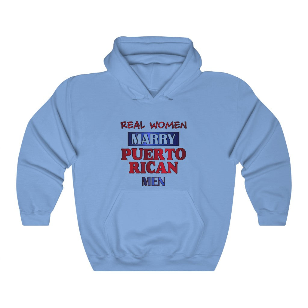 Real Women Marry Puerto Ricans Unisex Heavy Blend™ Hooded Sweatshirt