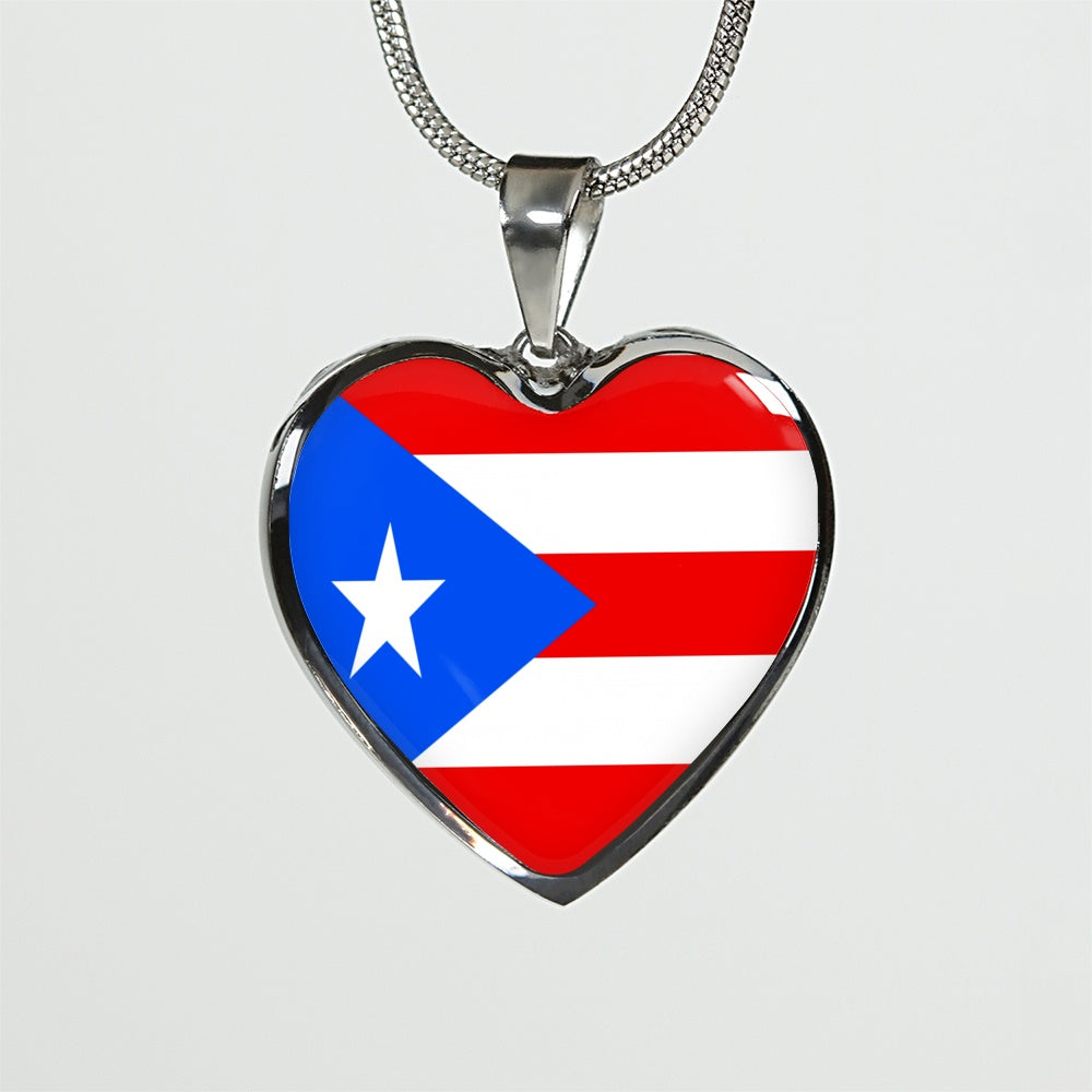 Puerto Rico Flag Pendant 13mm 16