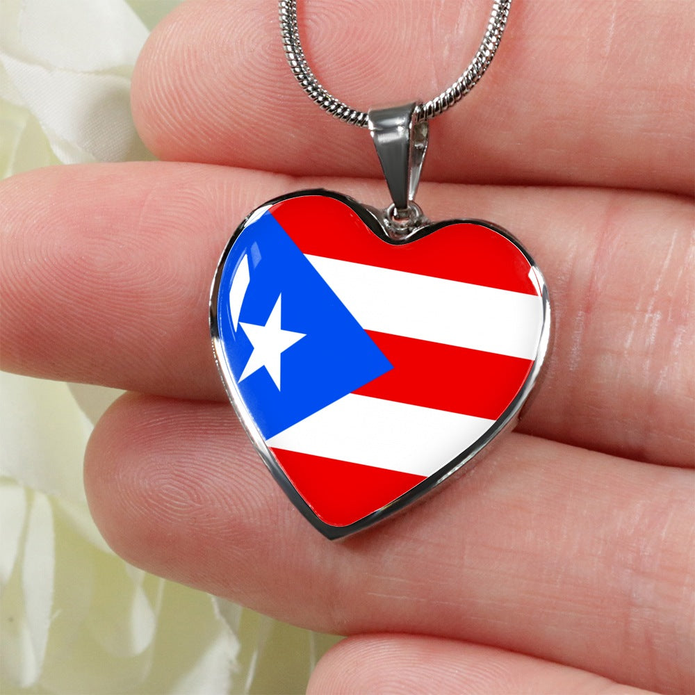 Puerto Rican Flag Tag | Bogati Urn Company