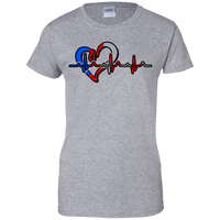 Thumbnail for Ladies Tee - Heartbeats For Puerto Rico - Ladies Tee