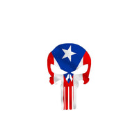 Thumbnail for Skull Flag Decal - Puerto Rico