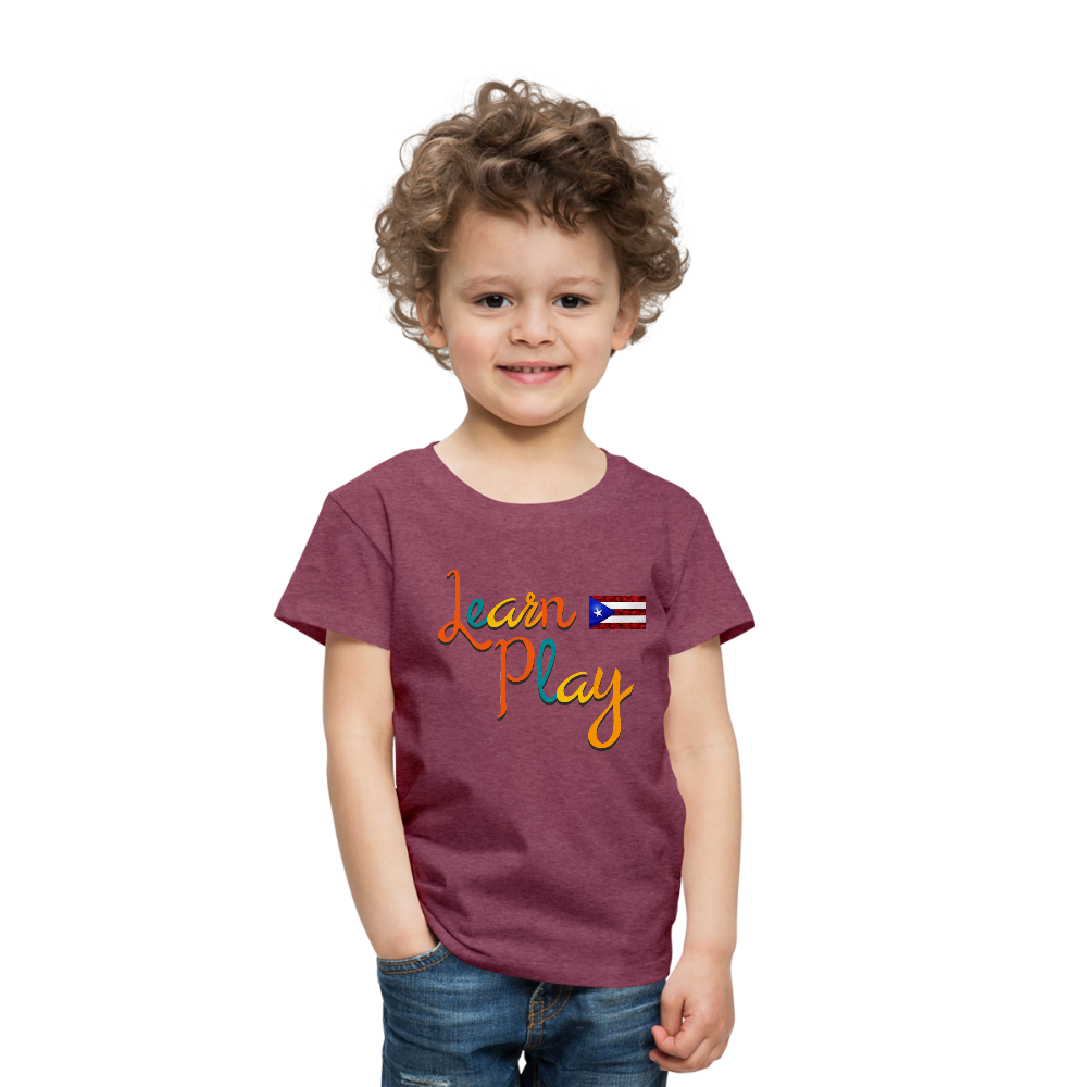 Toddler Premium T-Shirt - heather burgundy