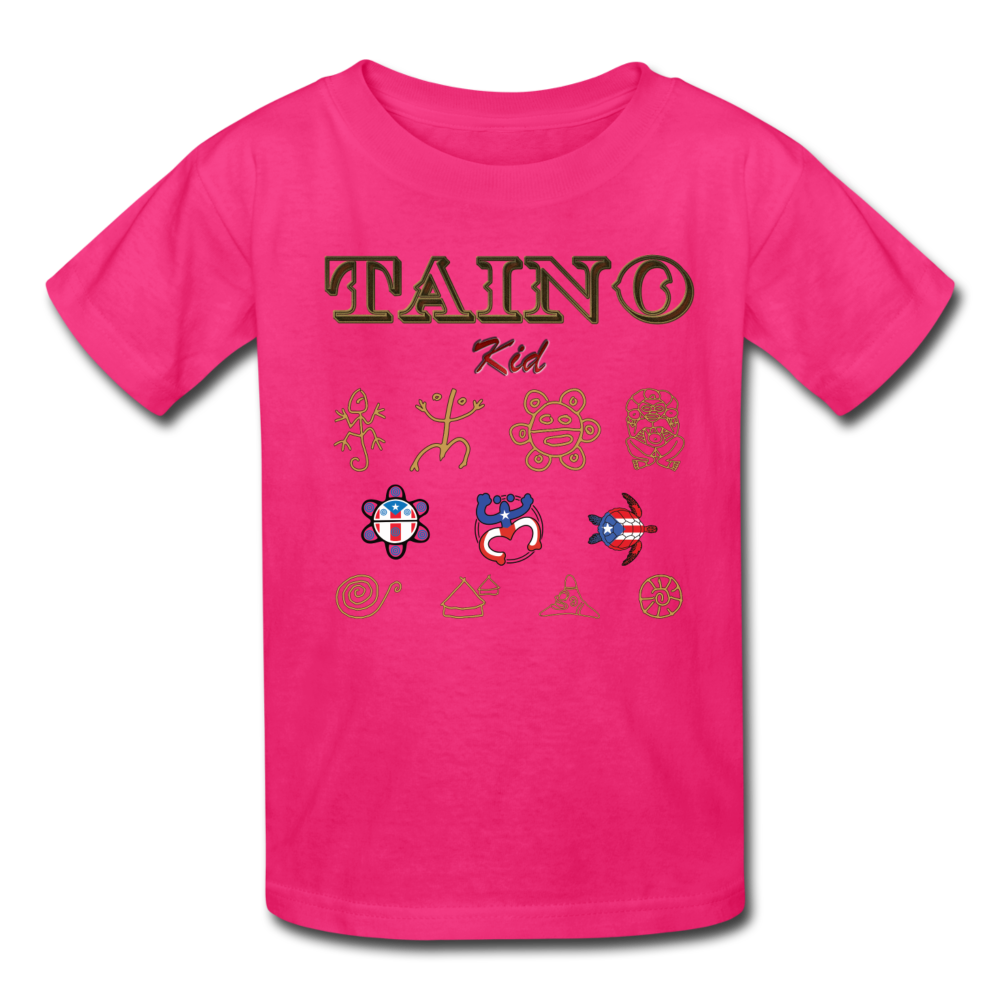 Taino Kid T-Shirt - fuchsia