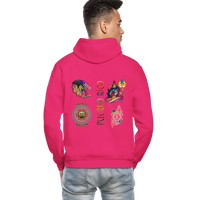 Thumbnail for WARRIOR NATION Pullover Hoodie - fuchsia