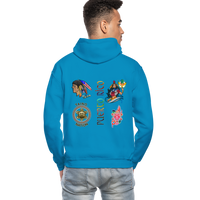 Thumbnail for WARRIOR NATION Pullover Hoodie - turquoise