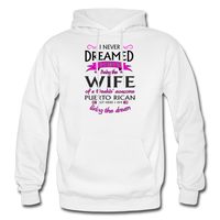 Thumbnail for WIFE of Awesome PR HD Pullover Hoodie - white