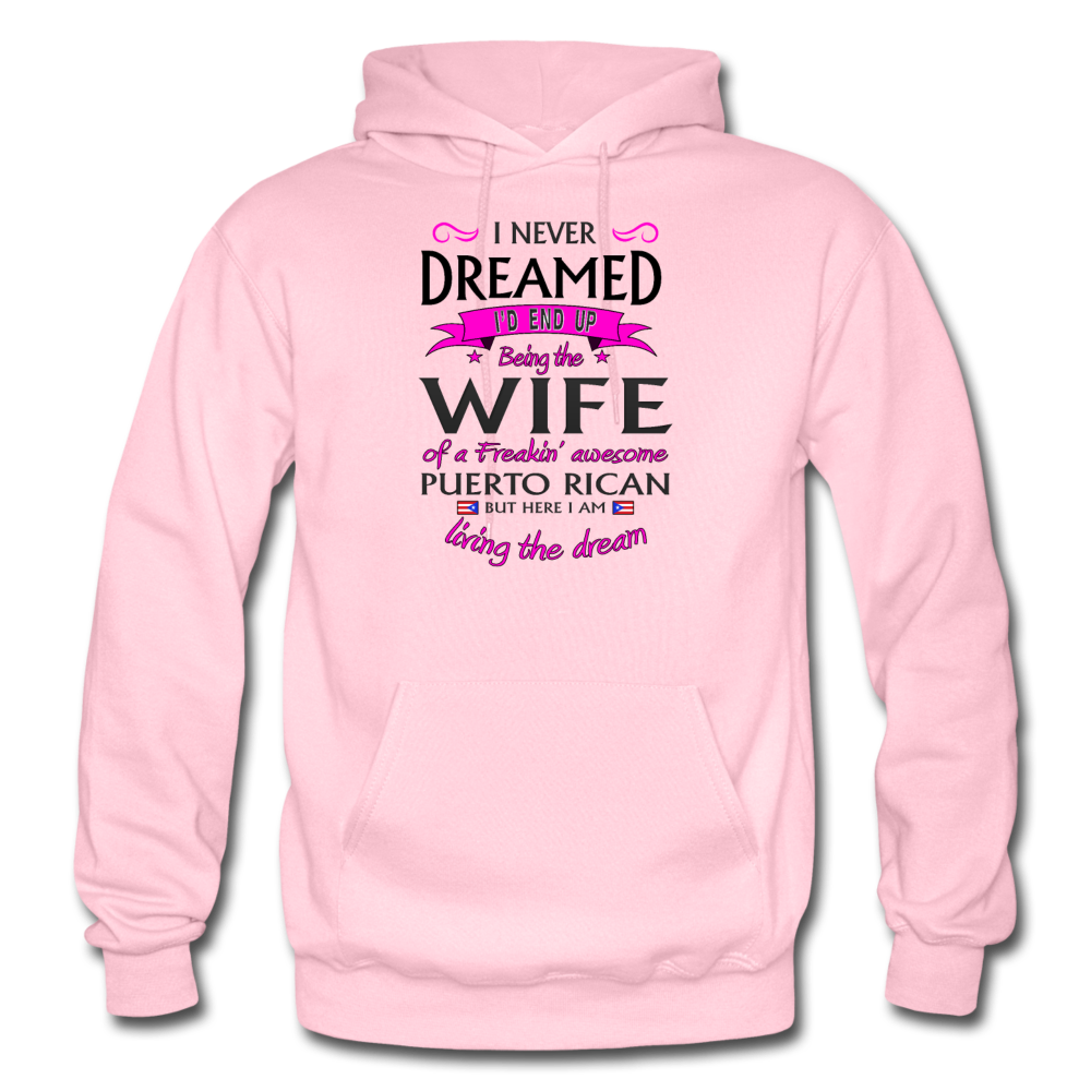 WIFE of Awesome PR HD Pullover Hoodie - light pink