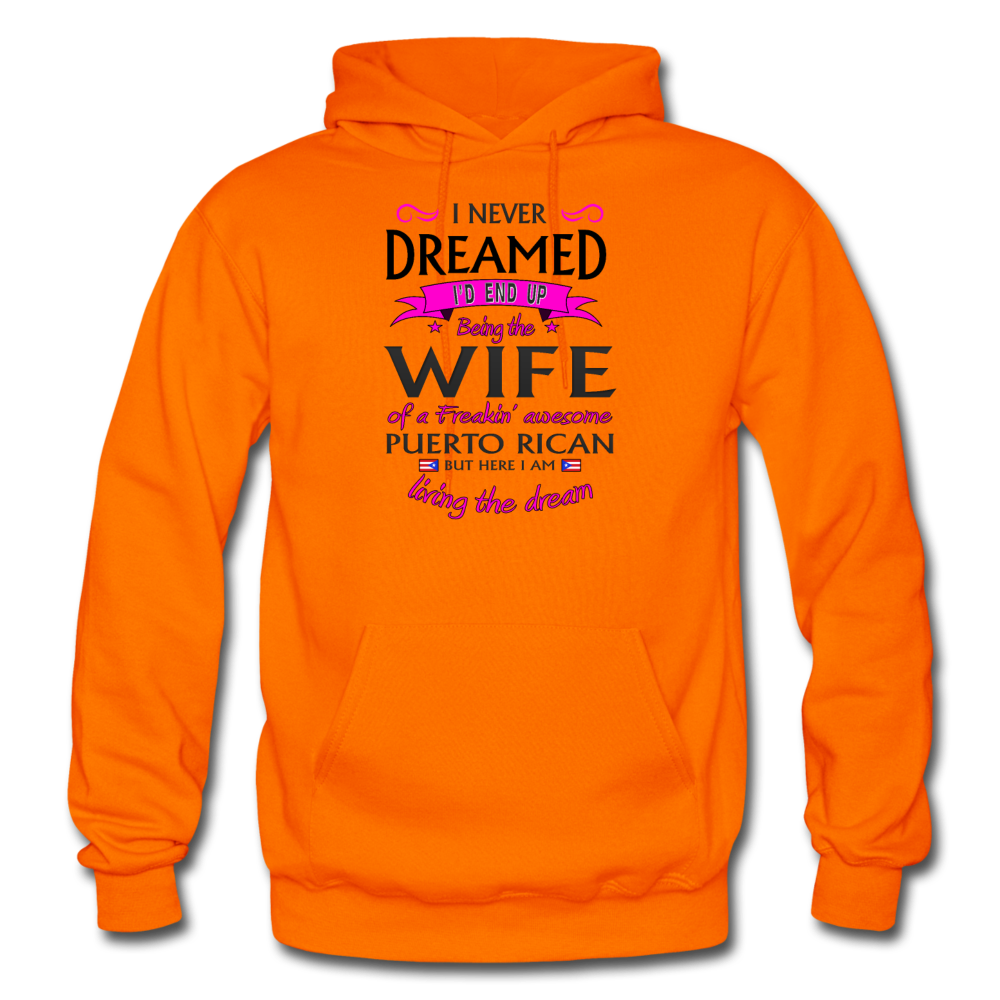 WIFE of Awesome PR HD Pullover Hoodie - orange