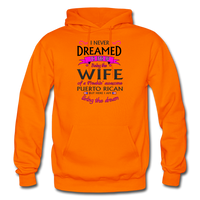 Thumbnail for WIFE of Awesome PR HD Pullover Hoodie - orange