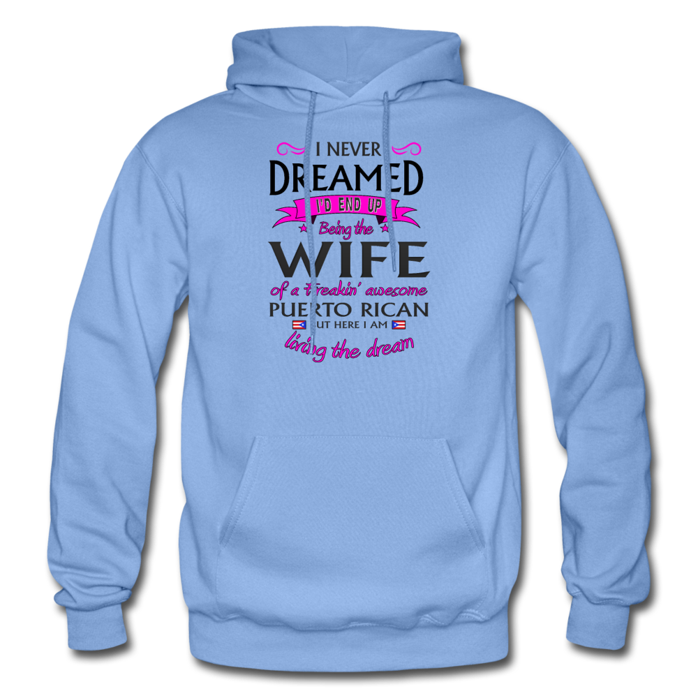 WIFE of Awesome PR HD Pullover Hoodie - carolina blue