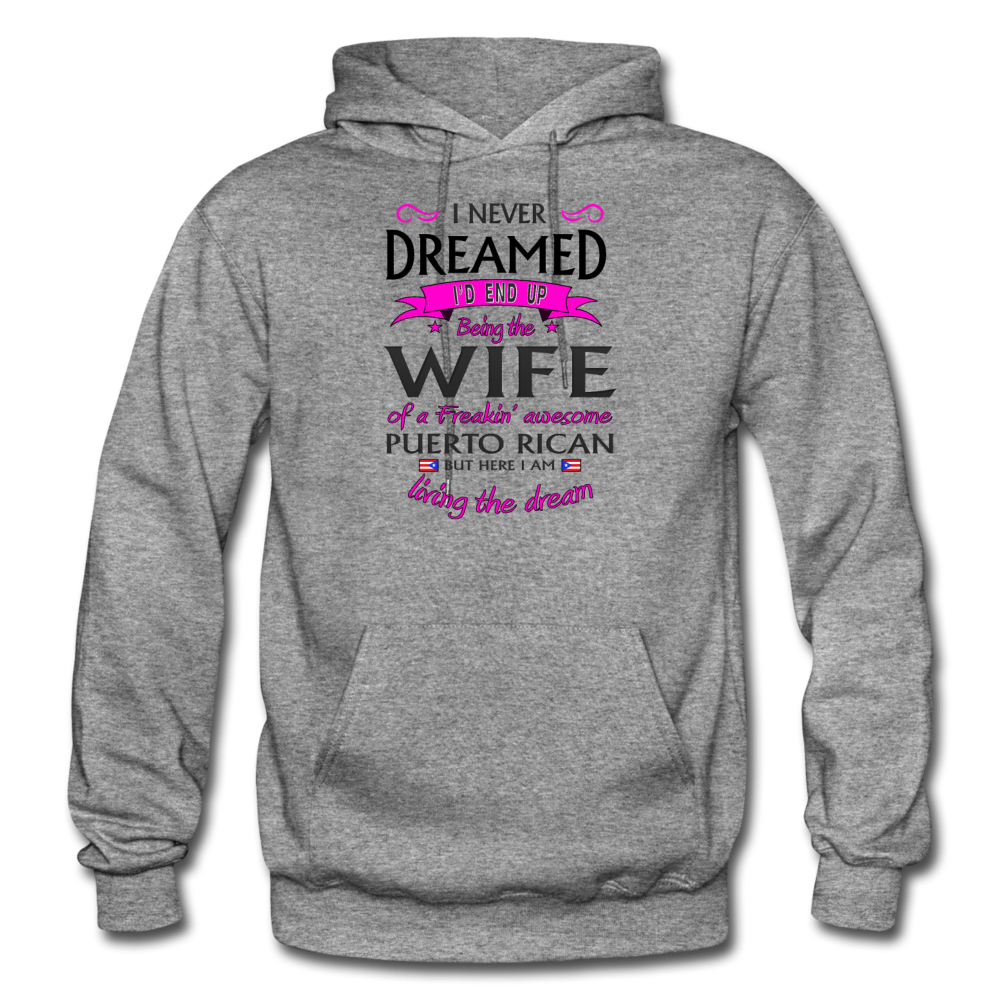 WIFE of Awesome PR HD Pullover Hoodie - graphite heather