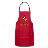 Thumbnail for Grill Master Adjustable Apron - red