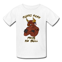 Thumbnail for Puerto Rican Pride No Bull Kids' T-Shirt - white
