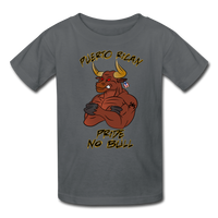 Thumbnail for Puerto Rican Pride No Bull Kids' T-Shirt - charcoal