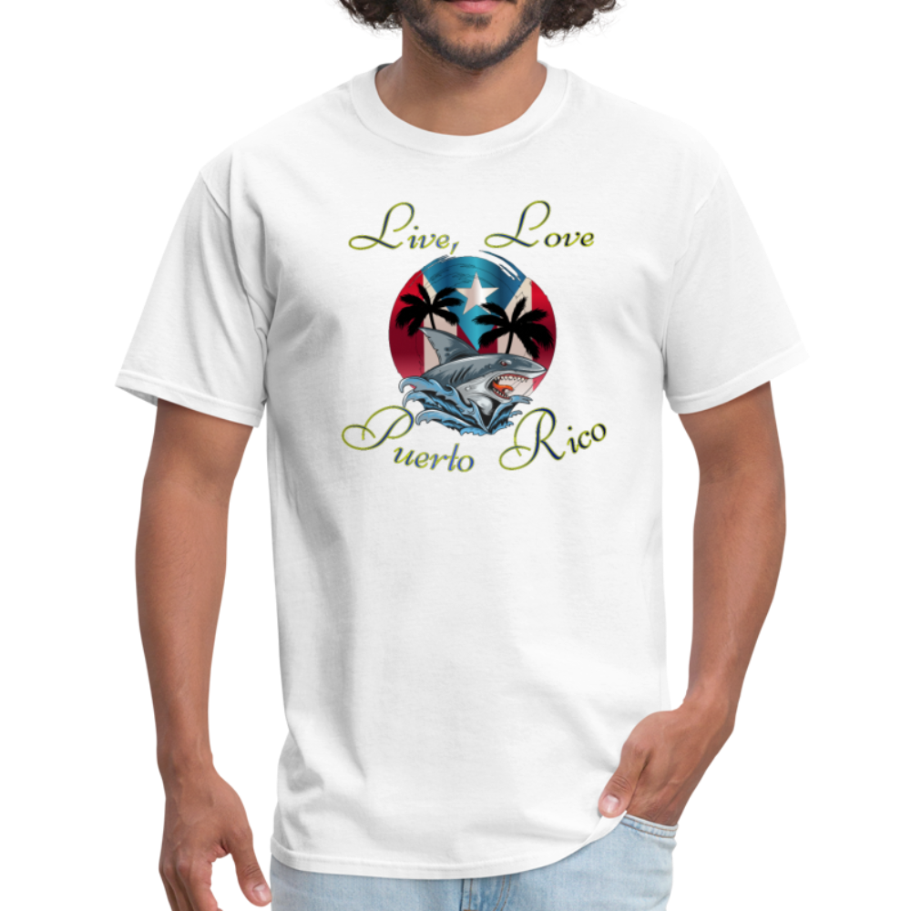 LIVE LOVE PUERTO RICO - Unisex Classic T-Shirt - white