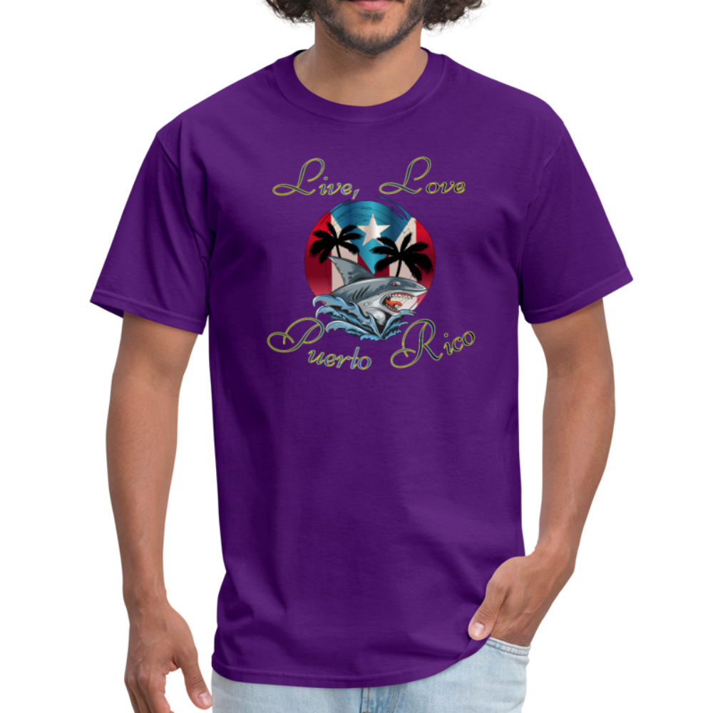 LIVE LOVE PUERTO RICO - Unisex Classic T-Shirt - purple