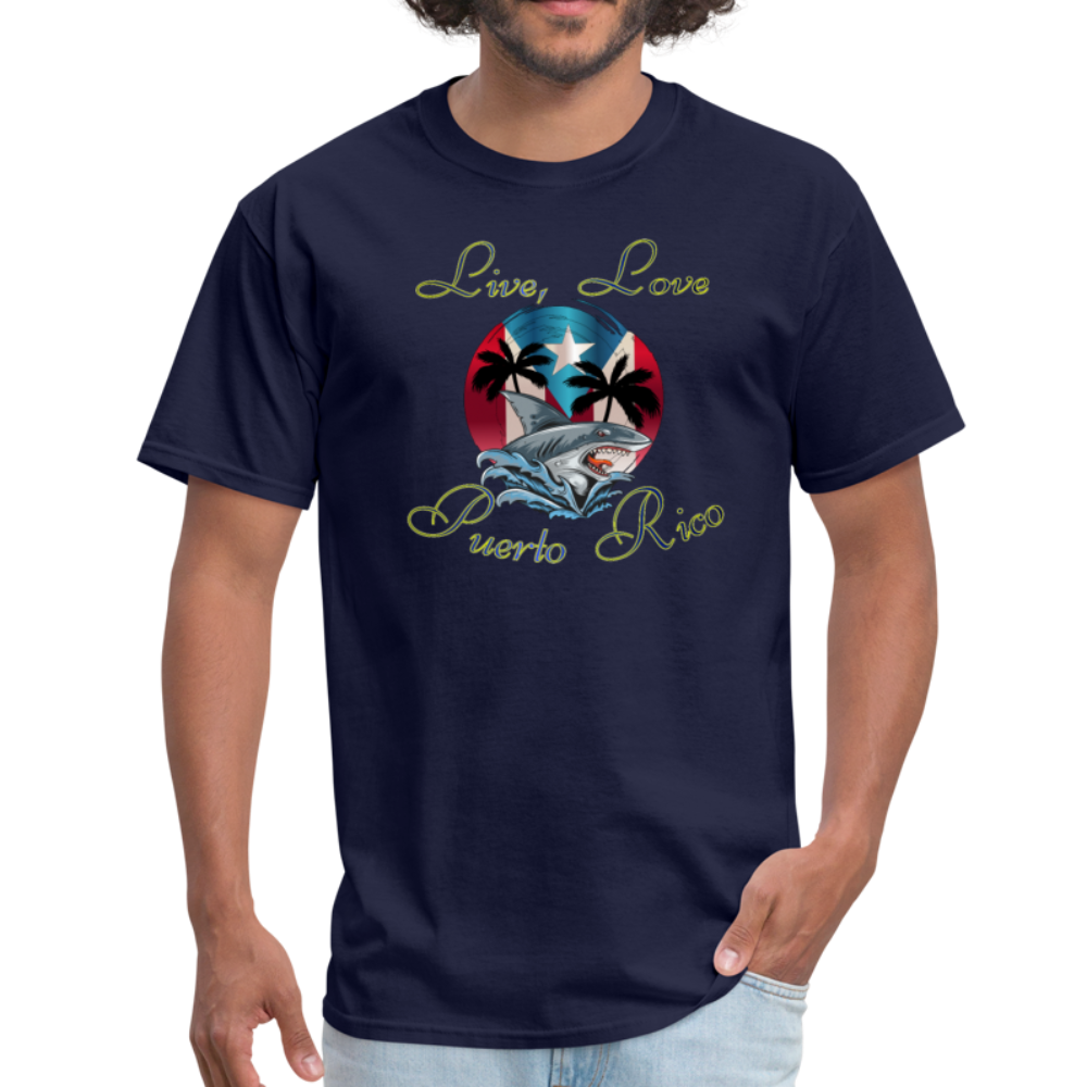 LIVE LOVE PUERTO RICO - Unisex Classic T-Shirt - navy
