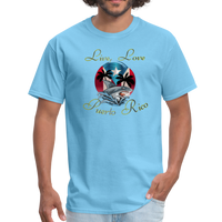 Thumbnail for LIVE LOVE PUERTO RICO - Unisex Classic T-Shirt - aquatic blue