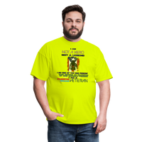 Thumbnail for I Am One Percent Who Served - Unisex Classic T-Shirt - safety green